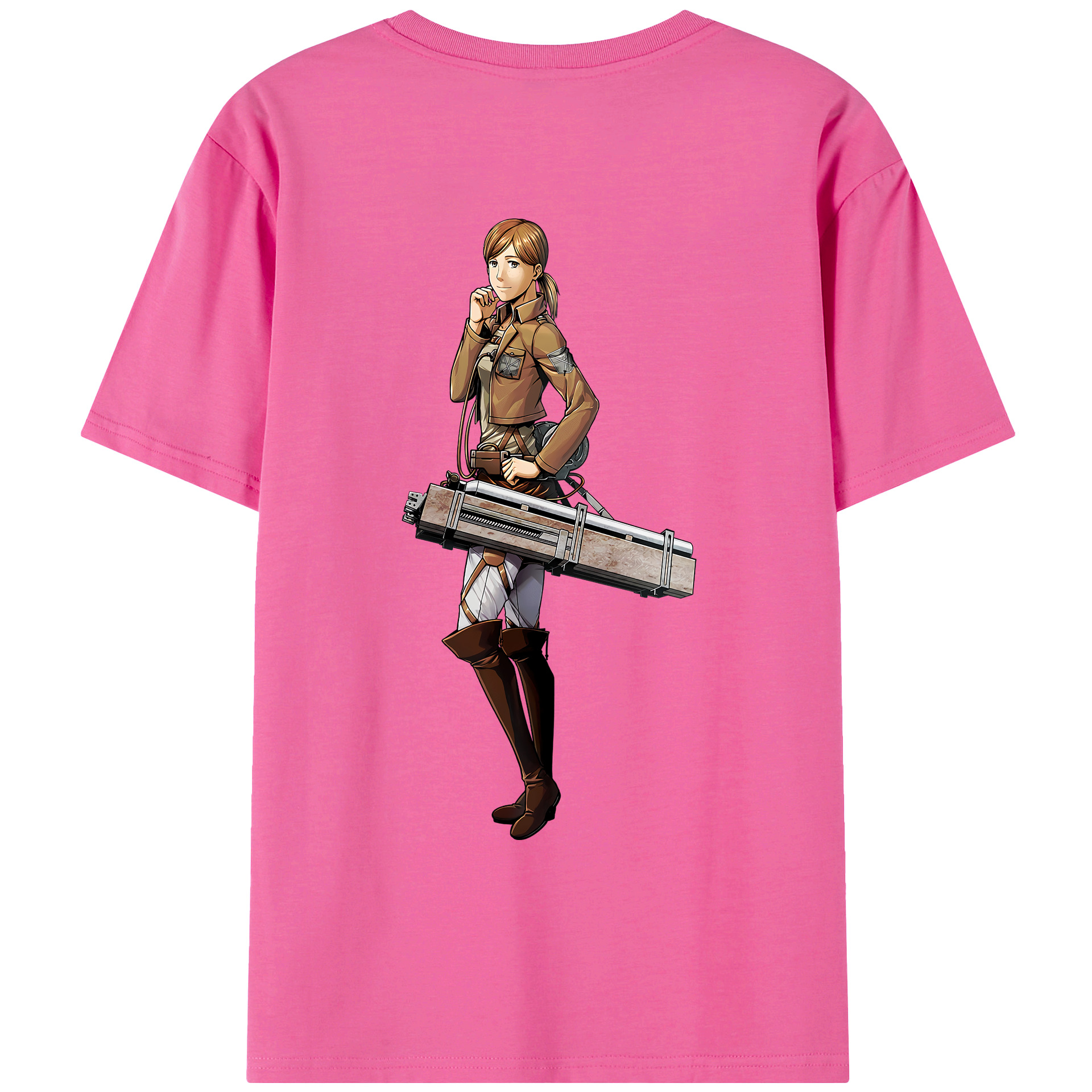 （画像用） 進撃の巨人 Attack on Titan レディース半袖Tシャツ(バックプリント)